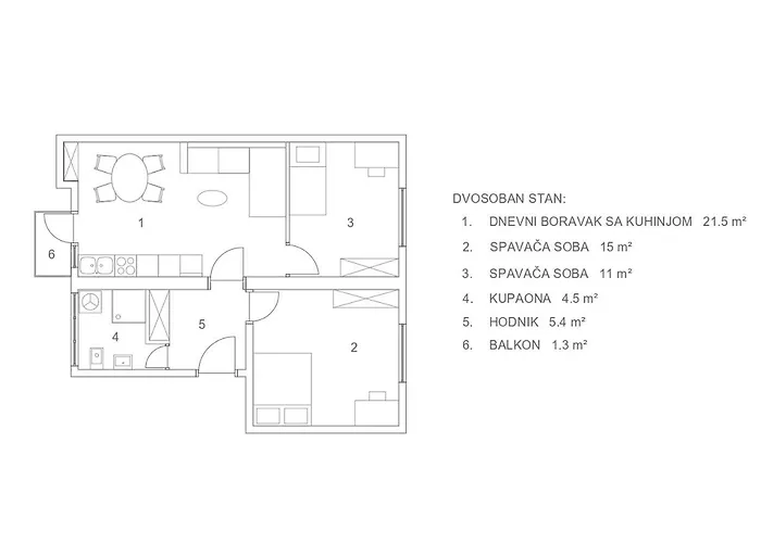 Yulia Lejlighed Pula